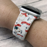 Winter-Themed Band for Apple Watch – 42/44/45mm Polar Bears