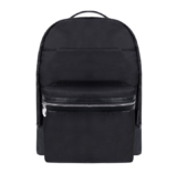 Parker Leather-Trimmed Nylon 15″ Laptop Backpack – Black