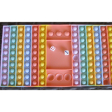 Pop Game Board with Dice & Game Ideas – Pastel
