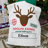 Personalized Santa’s Mail Bag – Rudolph Express