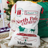 Personalized Santa’s Mail Bag – North Pole Express