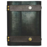 240-Page Journal with Recycled Tire Cover – Coffee – 7×5