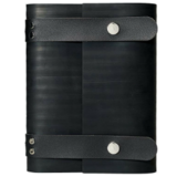 240-Page Journal with Recycled Tire Cover – Charcoal – 8×6