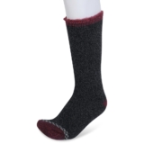 Men’s 4X Brushed 2.7TOG Thermal Socks – Black and Burgundy