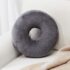 Super Soft Round Microplush Pillow – Black