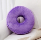 Super Soft Round Microplush Pillow – Purple