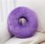 Super Soft Round Microplush Pillow – Purple
