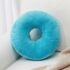 Super Soft Round Microplush Pillow – White