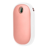 2-in-1 Rechargeable USB Hand Warmer and Power Bank – Pink
