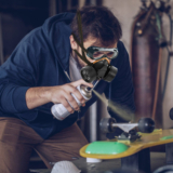 Respirator Anti-Dust Gas Mask & Anti-Fog Goggles