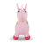 BounceZiezâ„¢ Inflatable Bouncing Animal Hoppers with Hand Pump – Pink Unicorn