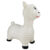 BounceZiezâ„¢ Inflatable Bouncing Animal Hoppers with Hand Pump – White Llama