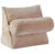 Plush Wedge Backrest Pillow with Neck Bolster – Taupe