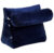 Plush Wedge Backrest Pillow with Neck Bolster – Navy