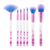 7-Piece Professional Abstract Everyday Use Makeup Brush Set – Glitter