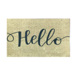 18″ x 30″ Coir Rubber Printed Door Mats – Hello2