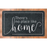 18″ x 30″ Coir Rubber Printed Door Mats – No Place Like Home