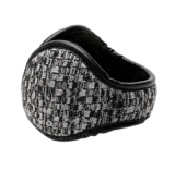Foldable Ear Warmers – Black & White