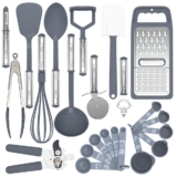 23-Piece Cooking Utensil Set  – Grey