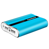 PowerMasterâ„¢ 12,000mAh Portable 3.1A Power Bank with Dual USB Ports  – Blue
