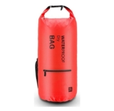 Waterproof Floating Dry Bag with 2 Exterior Zip Pockets – 10L – Orange