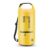 Waterproof Floating Dry Bag with 2 Exterior Zip Pockets – 20L – Yellow