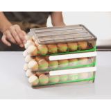 54-Egg Storage Box with Slide Design for Refrigerator