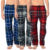 Men’s Ultra-Soft Flannel Plaid Pajama Lounge Pants with Pockets (2- to 4-Pack) – 4 Pack  Large