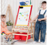 Flip-Over Double-Sided Kids’ Art Easel