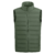 Men’s Full-Zip Lightweight Puffer Vest Jacket – Green – Large