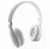Wireless Over-Ear Headphones with Deep Bass & Microphone – White