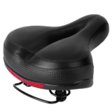 LakeForest Dual-Spring Water-Resistant Bike Seat – Black