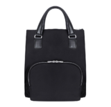 Sofia 3-In-1 Nylon Convertible Backpack Tote Bag – Black