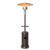 48,000BTU 87″ Propane Patio Heater with Table and Wheels – Bronze