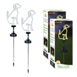Touch of EcoÂ® Neon Stakeâ„¢ Solar Neon LED Stake Light (2-Pack) – Solar Stake Light- Dog 2 Pack