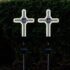 Touch of EcoÂ® Neon Stakeâ„¢ Solar Neon LED Stake Light (2-Pack) – Solar Stake Light- Heart 2 Pack