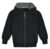 Kids’ Sherpa-Lined Fleece Full-Zip Hooded Sweatshirt Jacket – Black – X-Large