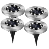 SolarekÂ® Solar-Powered Outdoor Pathway Light (4- or 8-Pack) – 4-Pack