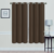 Madonna Blackout Grommet Curtain Panels (Set of 2) – 63″ COFFEE
