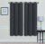 Madonna Blackout Grommet Curtain Panels (Set of 2) – 63″ BLACK
