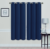 Madonna Blackout Grommet Curtain Panels (Set of 2) – 63″ NAVY