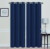Madonna Blackout Grommet Curtain Panels (Set of 2) – 84″ NAVY