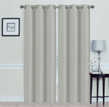 Madonna Blackout Grommet Curtain Panels (Set of 2) – 84″ SILVER