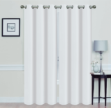 Madonna Blackout Grommet Curtain Panels (Set of 2) – 84″ WHITE