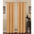 Madonna Blackout Grommet Curtain Panels (Set of 2) – 63″ GOLD