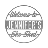 Personalized Decorative Garage Workshop Sign – She Shed – Vintage Circle Signs