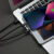 2-in-1 Nylon Braided 6-Foot Charging Lightning Cable (1- or 2-Pack) – Black (1-Pack)