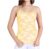 Women’s Seamless Lace Stretch Adjustable Camisole Top – Yellow