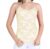 Women’s Seamless Lace Stretch Adjustable Camisole Top – Pastel Yellow