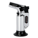 Zinc Alloy Culinary Butane Torch Lighter – iMounTEK Culinary Butane Torch SILVER